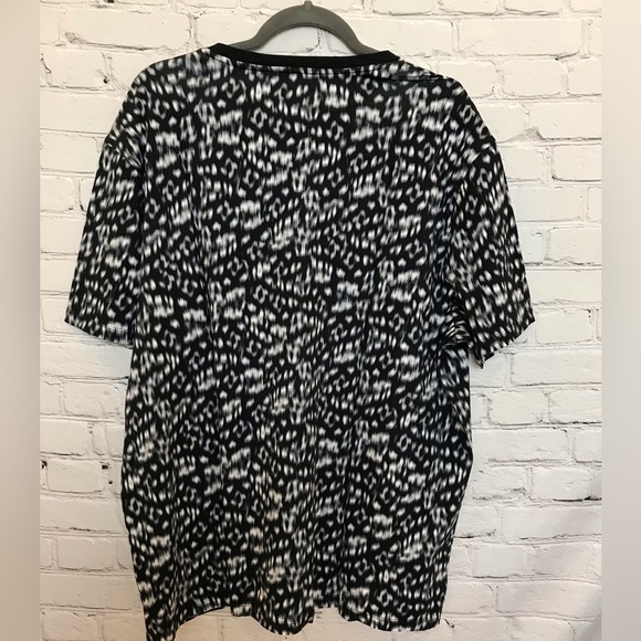 Express Men’s Blurred Abstract Perfect Pima Cotton T shirt size XXL NWT - Picture 5 of 8